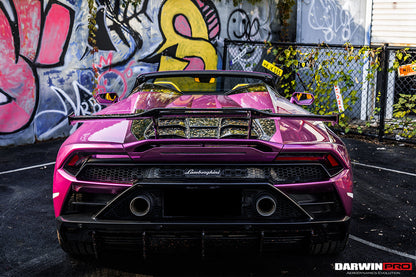 DarwinPRO 2015-2025 Lamborghini Huracan LP610 & LP580 & EVO & Tecnica  OD Style Dry Carbon Trunk Spoiler Wing With Base