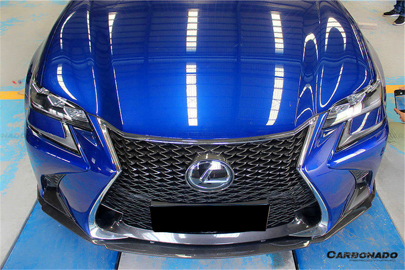 Carbonado 2016-2020 Lexus GS AM Style Carbon Fiber Front Lip