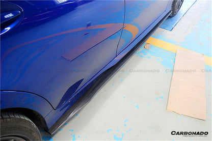 Faldones laterales de fibra de carbono estilo AM para Lexus GS y GSF Carbonado 2015-2020