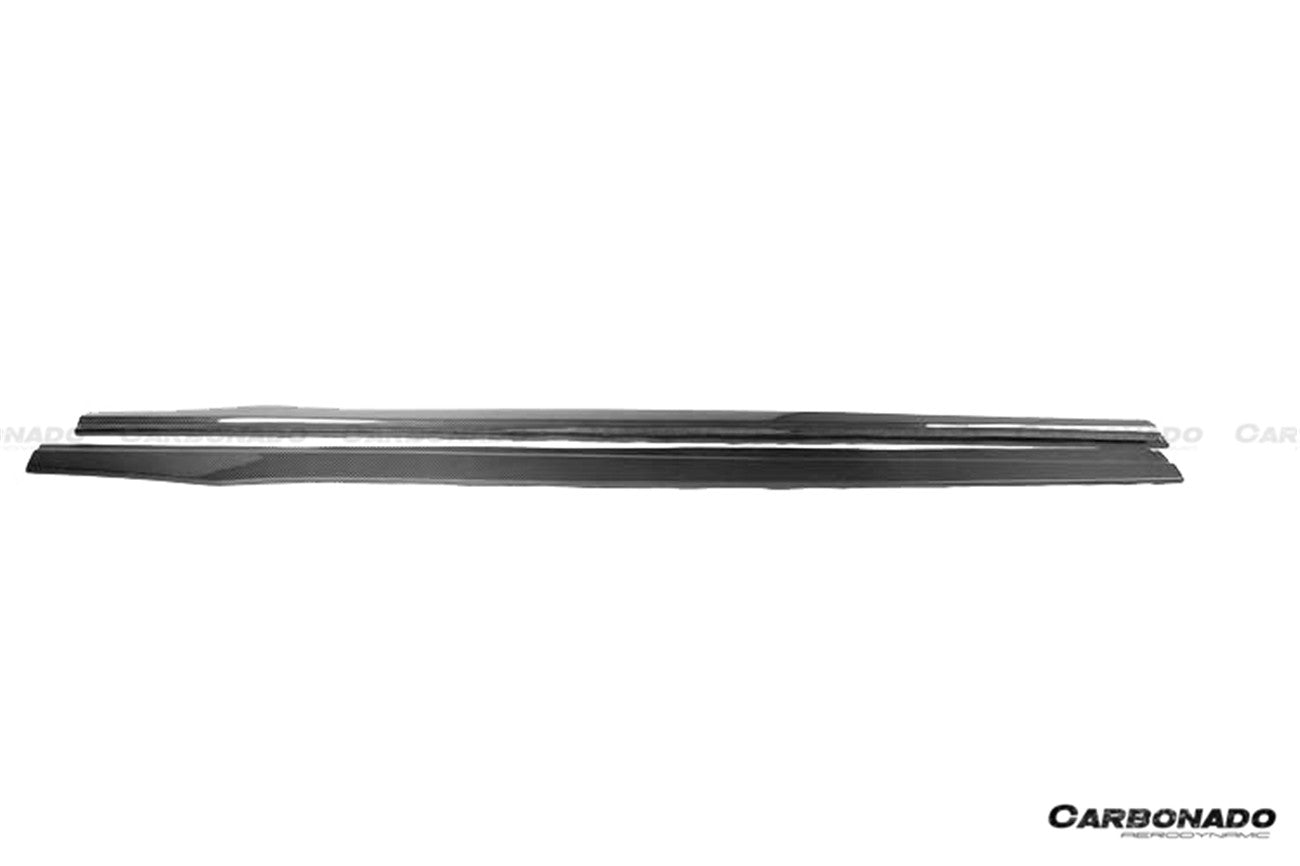 Faldones laterales de fibra de carbono estilo AM para Lexus GS y GSF Carbonado 2015-2020