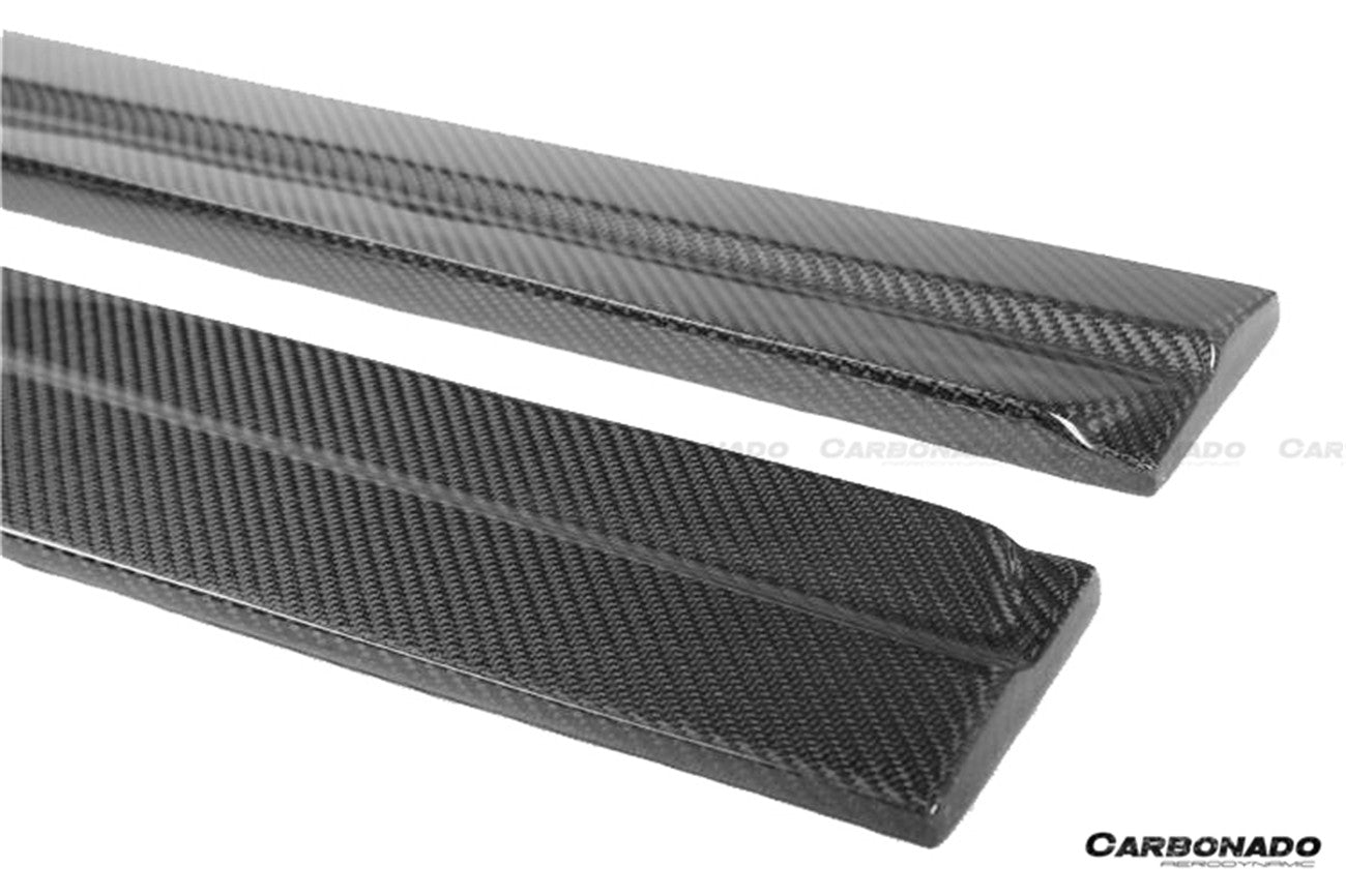 Faldones laterales de fibra de carbono estilo AM para Lexus GS y GSF Carbonado 2015-2020