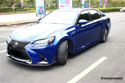 Faldones laterales de fibra de carbono estilo AM para Lexus GS y GSF Carbonado 2015-2020