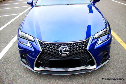 Carbonado 2016-2020 Lexus GS AM Style Carbon Fiber Front Lip
