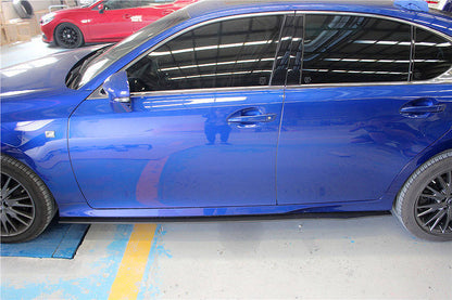 Faldones laterales de fibra de carbono estilo AM para Lexus GS y GSF Carbonado 2015-2020