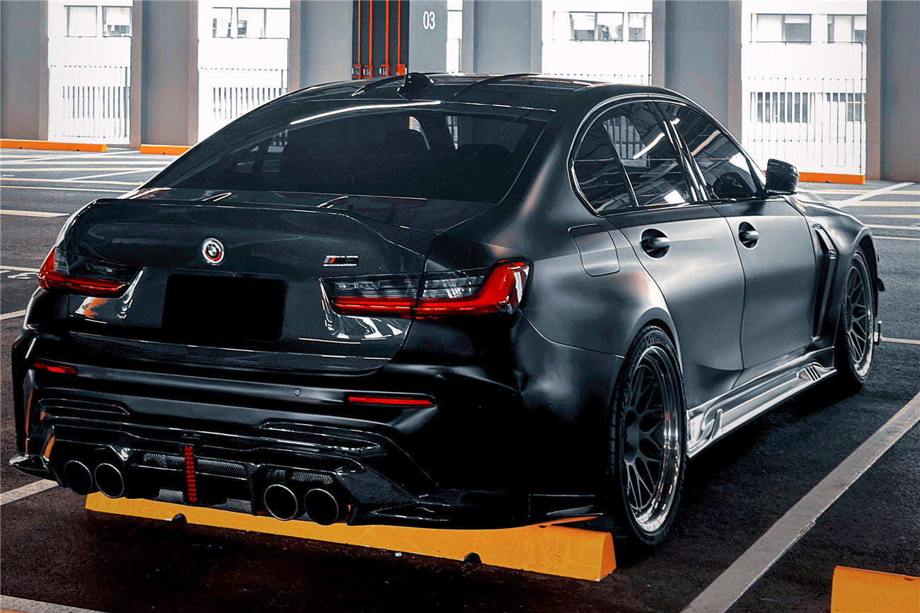 Carbonado 2021-UP BMW M3 G80 Only CS Style Dry Double Carbon Fiber Trunk