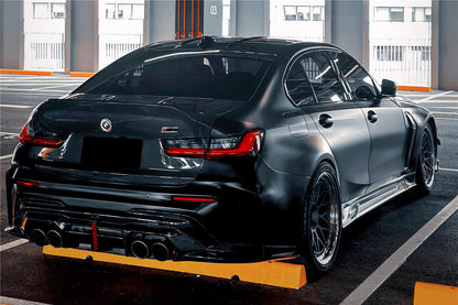 Carbonado 2021-UP BMW M3 G80 Only CS Style Dry Double Carbon Fiber Trunk