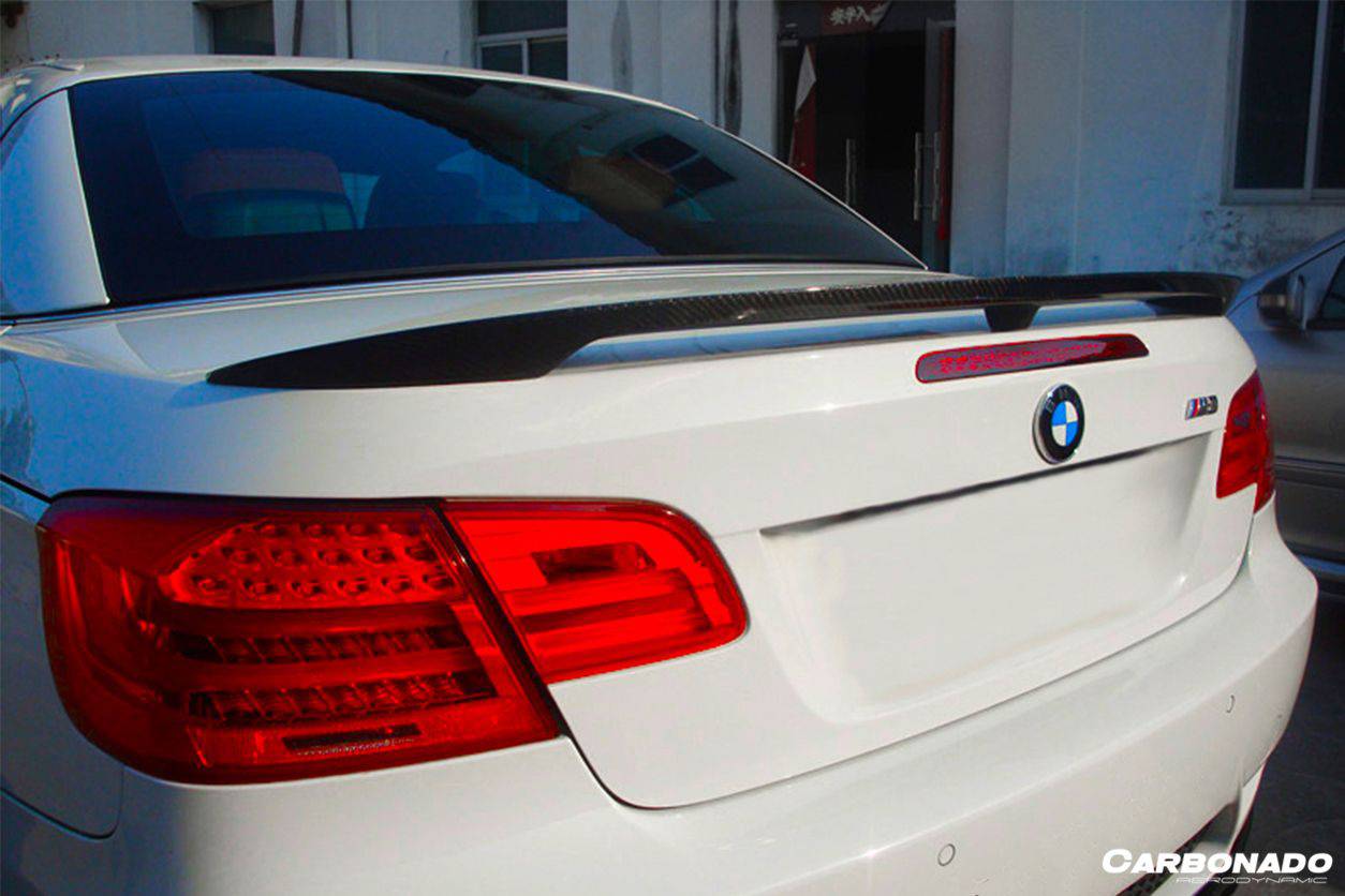 Carbonado 2008-2012 BMW 3 Series M3 E93 MP Style Carbon Fiber Trunk Spoiler