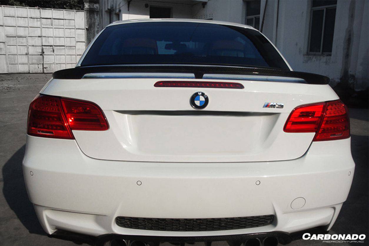 Carbonado 2008-2012 BMW 3 Series M3 E93 MP Style Carbon Fiber Trunk Spoiler