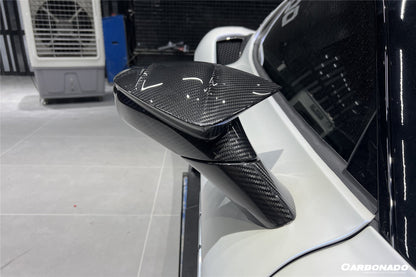 Carbonado 2020-2024 Maserati MC20 MSY Style DRY Carbon Fiber Mirror Housing Replacement