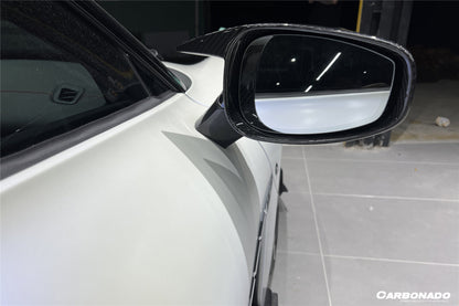 Carbonado 2020-2024 Maserati MC20 MSY Style DRY Carbon Fiber Mirror Housing Replacement