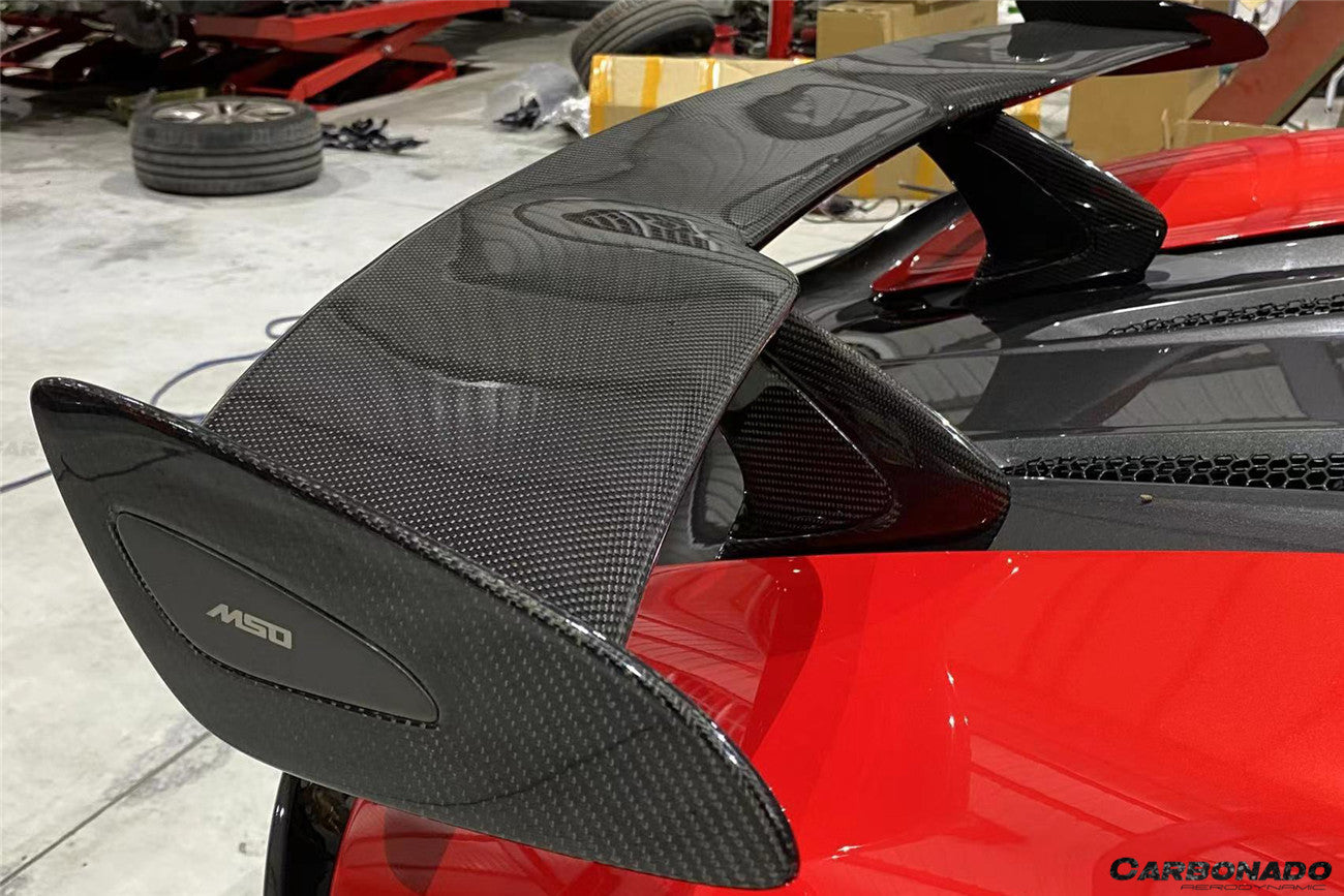 Carbonado 2015-2020 McLaren 540C  570S  570GT MS Style DRY Carbon Fiber Trunk Wing