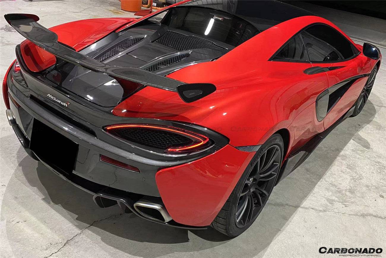 Carbonado 2015-2020 McLaren 540C  570S  570GT MS Style DRY Carbon Fiber Trunk Wing