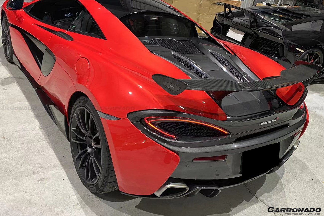 Carbonado 2015-2020 McLaren 540C  570S  570GT MS Style DRY Carbon Fiber Trunk Wing