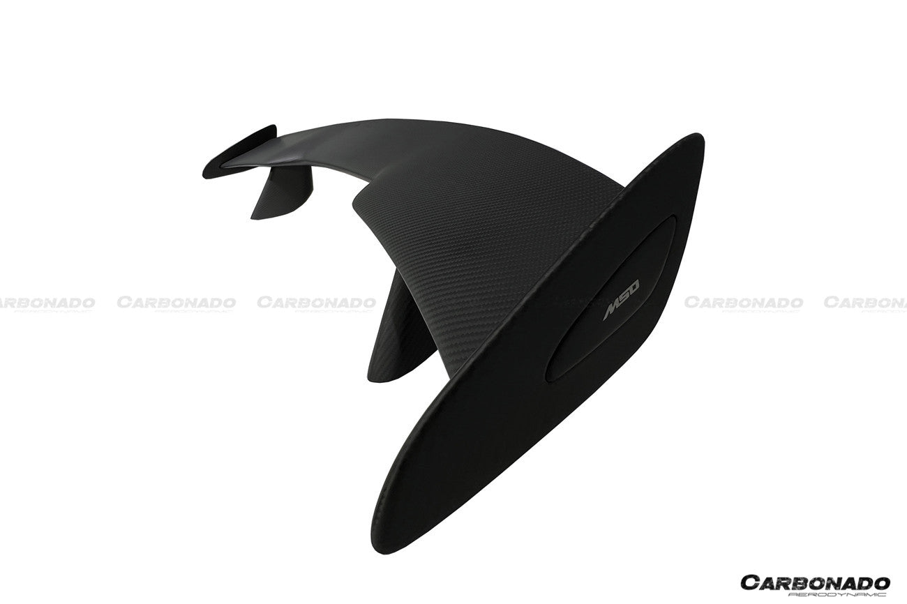 Carbonado 2020-2023 McLaren GT Only MS Style DRY Carbon Fiber Trunk Wing