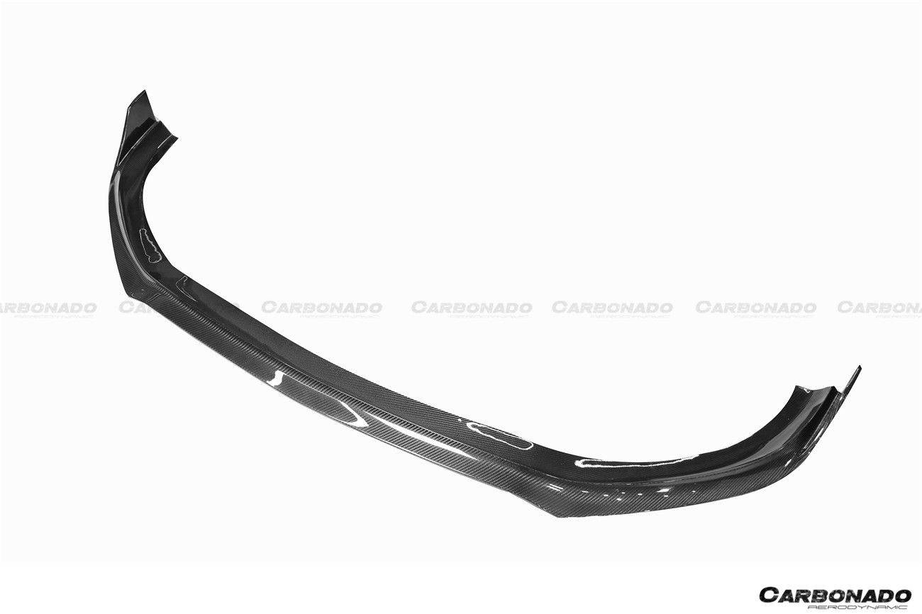 Carbonado 2017-2020 Mercedes Benz S63 AMG W222.2 Sedan MSY Style Carbon Fiber Front Lip