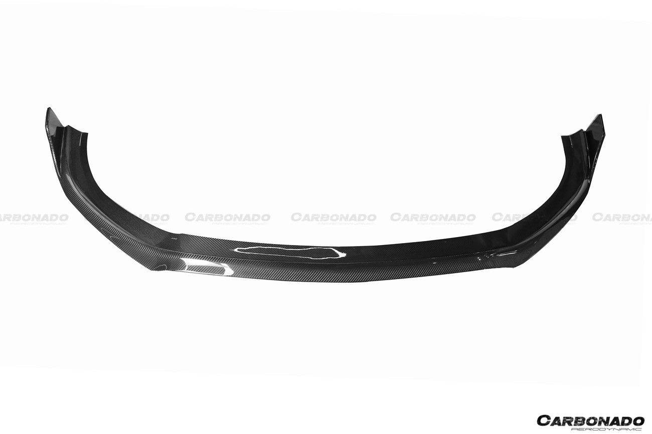 Carbonado 2017-2020 Mercedes Benz S63 AMG W222.2 Sedan MSY Style Carbon Fiber Front Lip