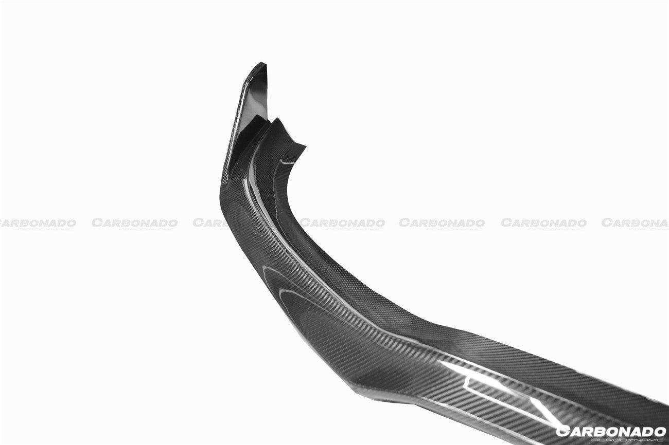 Carbonado 2017-2020 Mercedes Benz S63 AMG W222.2 Sedan MSY Style Carbon Fiber Front Lip