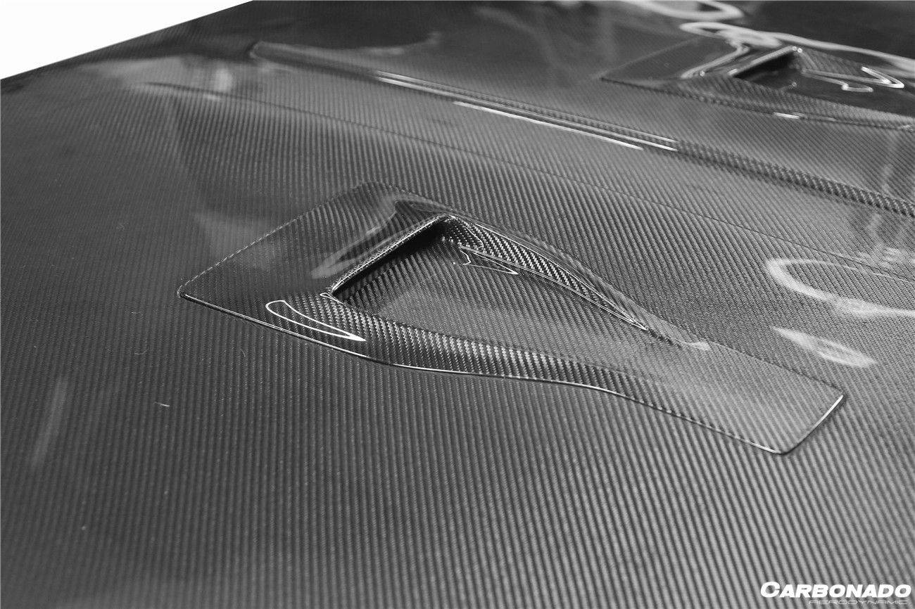 Capó de fibra de carbono estilo MSY para Mercedes Benz S63 W222 Sedán Carbonado 2017-2020