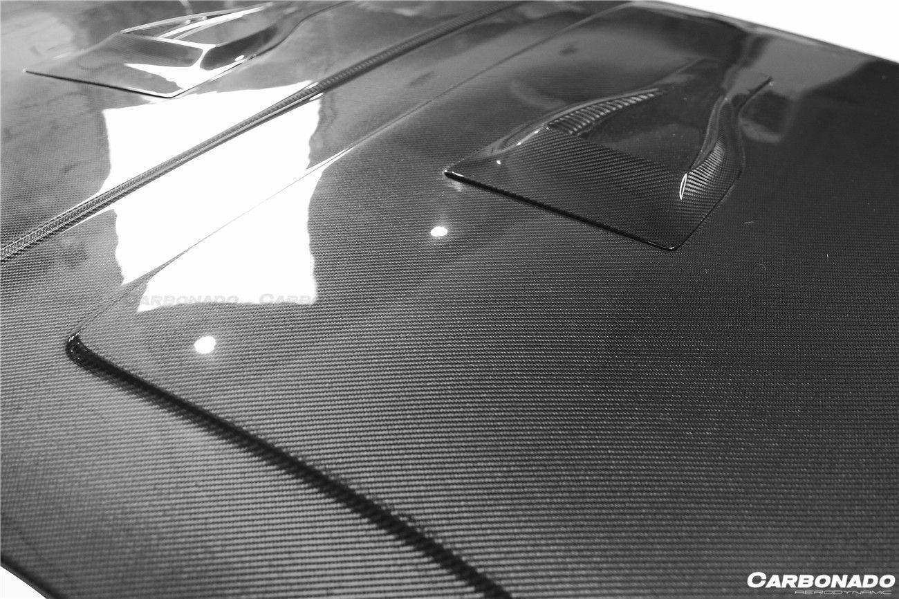 Capó de fibra de carbono estilo MSY para Mercedes Benz S63 W222 Sedán Carbonado 2017-2020