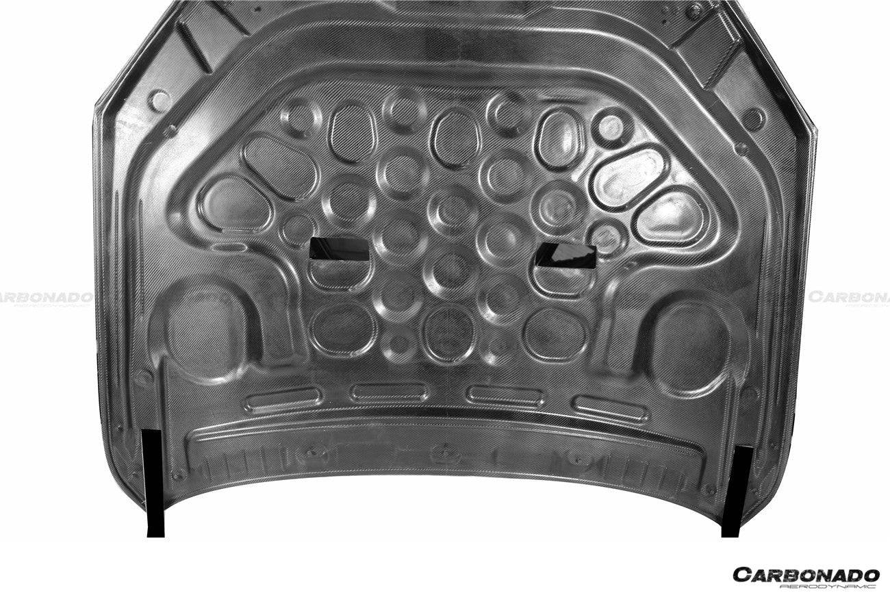 Capó de fibra de carbono estilo MSY para Mercedes Benz S63 W222 Sedán Carbonado 2017-2020