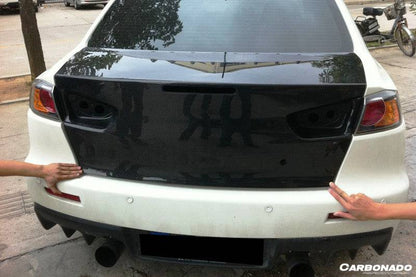 Carbonado 2008-2016 Mitsubishi Evo 10 OEM Style Carbon Fiber Trunk