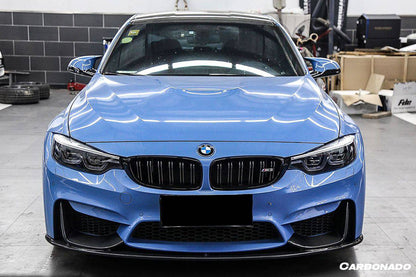 Carbonado 2014-2020 BMW M3 F80 M4 F82 MP Style Carbon Fiber Front Lip