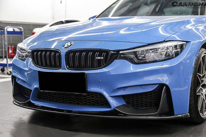 Carbonado 2014-2020 BMW M3 F80 M4 F82 MP Style Carbon Fiber Front Lip