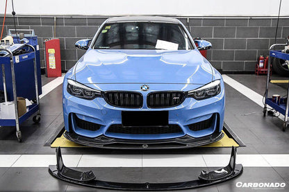 Carbonado 2014-2020 BMW M3 F80 M4 F82 MP Style Carbon Fiber Front Lip