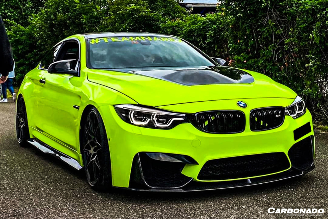 Carbonado 2014-2020 BMW M3 F80 M4 F82 MP Style Carbon Fiber Front Lip