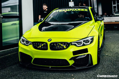 Carbonado 2014-2020 BMW M3 F80 M4 F82 MP Style Carbon Fiber Front Lip