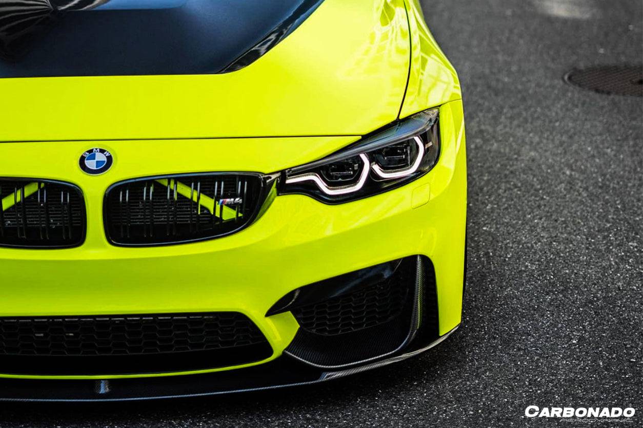 Carbonado 2014-2020 BMW M3 F80 M4 F82 MP Style Carbon Fiber Front Lip