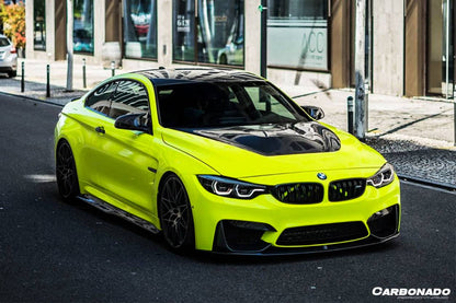 Carbonado 2014-2020 BMW M3 F80 M4 F82 MP Style Carbon Fiber Front Lip
