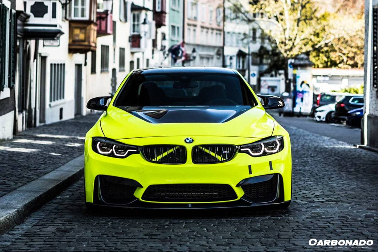 Carbonado 2014-2020 BMW M3 F80 M4 F82 MP Style Carbon Fiber Front Lip