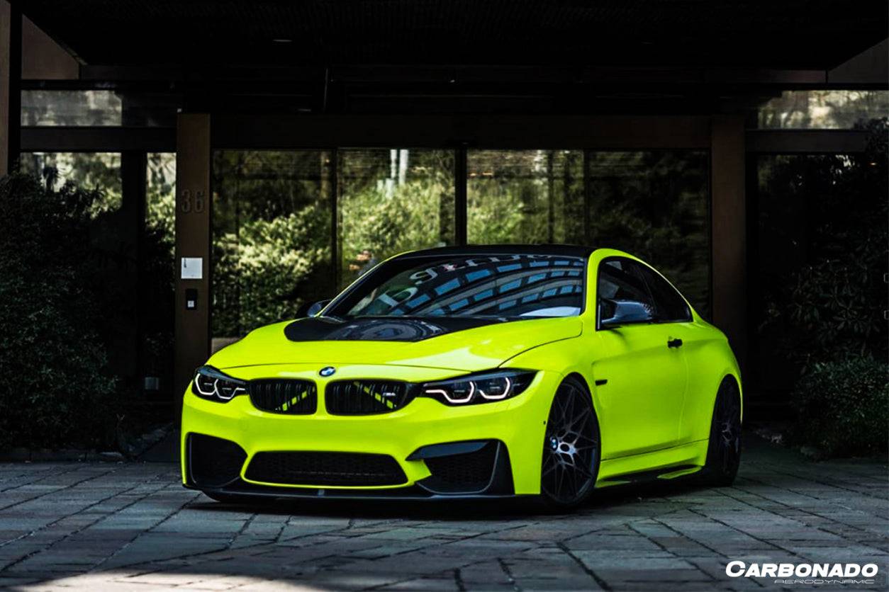 Carbonado 2014-2020 BMW M3 F80 M4 F82 MP Style Carbon Fiber Front Lip