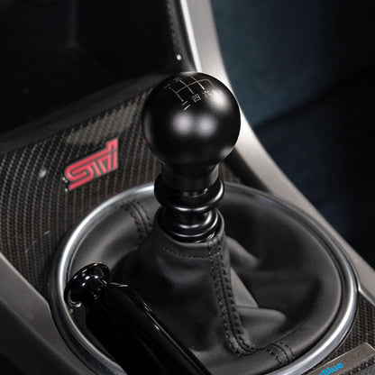 Perilla de cambio con peso Billetworkz - 6 velocidades - Grabado japonés - Subaru WRX 2015-2025