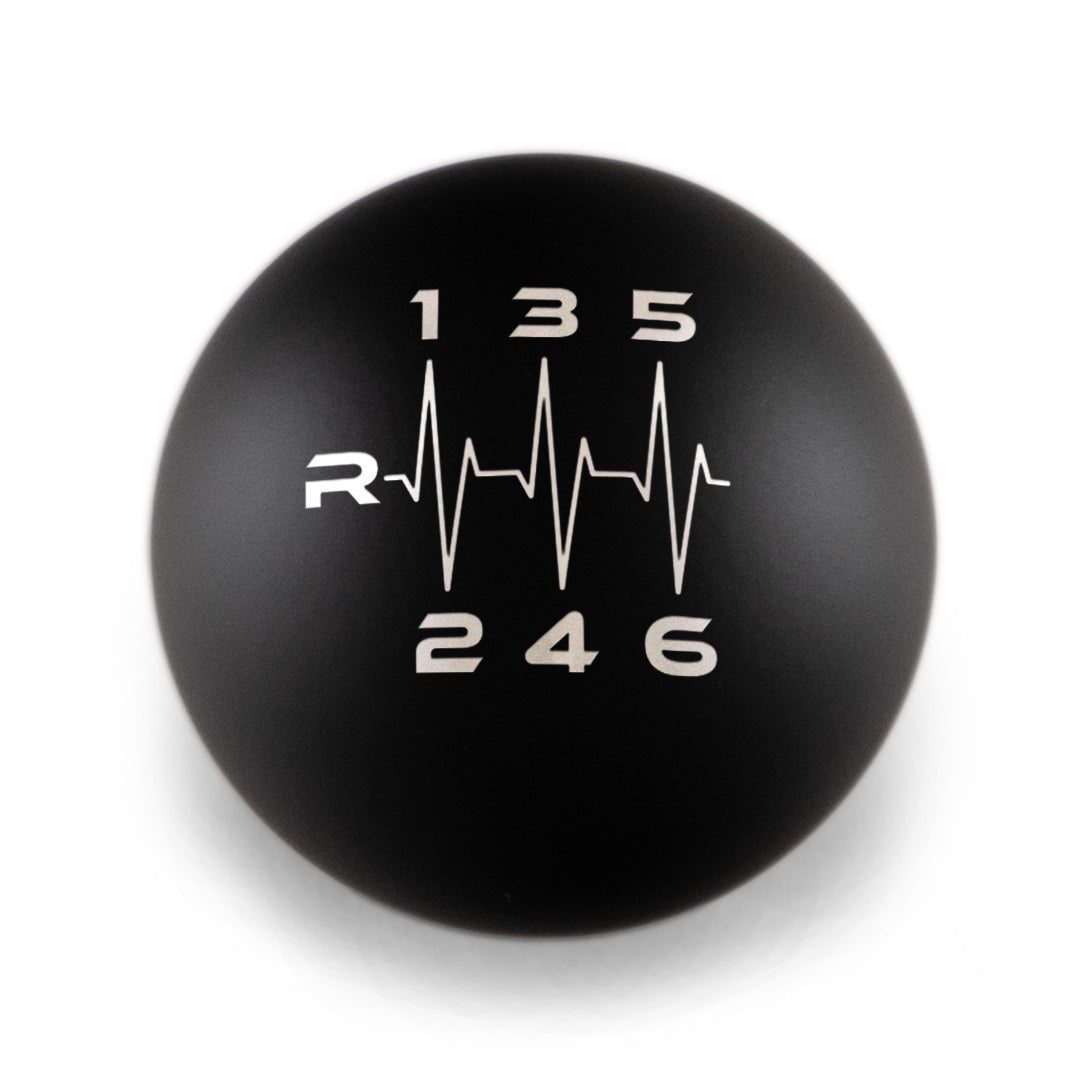 Billetworkz Weighted Shift Knob 6-Speed Heartbeat Engraving for Toyota GR Corolla / Corolla Hatch