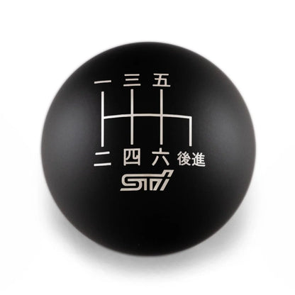 Billetworkz Weighted Shift Knob - 6 Speed STI Japanese Engraving - Subaru STI - 1