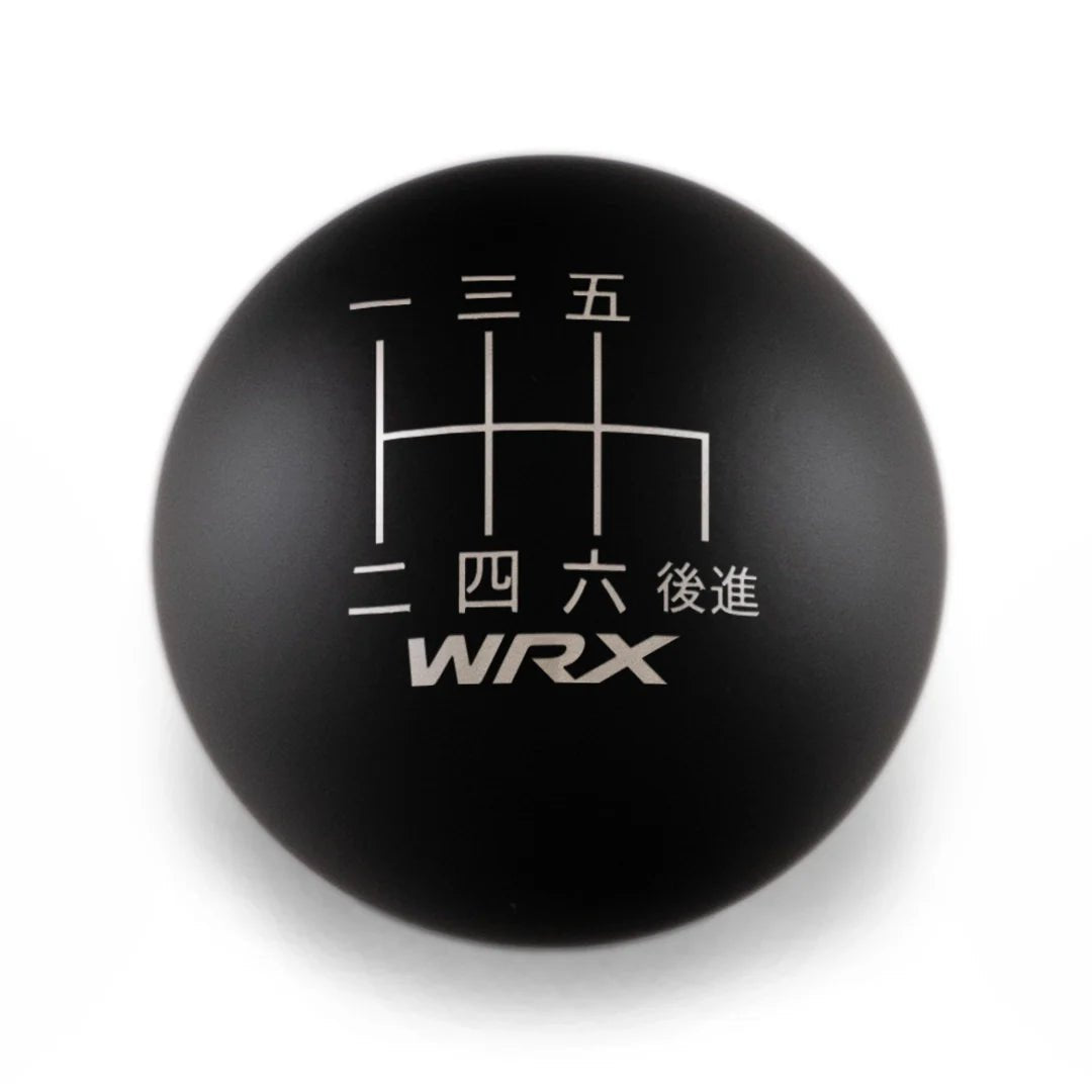 Billetworkz Weighted Shift Knob - 6 Speed WRX Japanese Engraving - Subaru WRX 2015-2025 - 1
