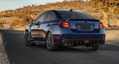 Luces traseras LED OLM Y-Spec (lente ahumada, óptica blanca con RGB) - WRX/STI 2015-2021