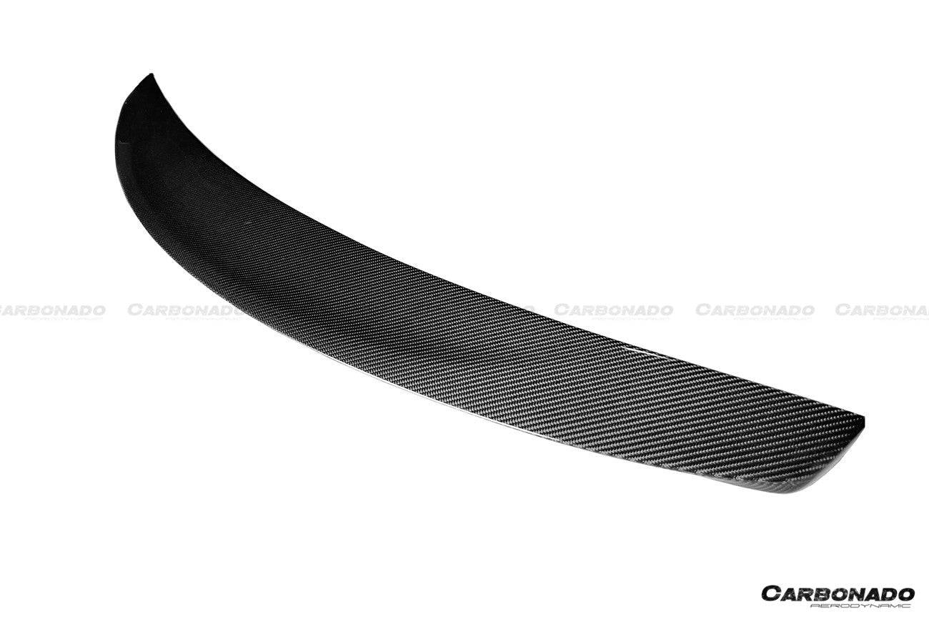 Alerón de maletero de fibra de carbono estilo Carbonado para Mercedes Benz S63 Clase S W222 Sedán RT (2014-2020)