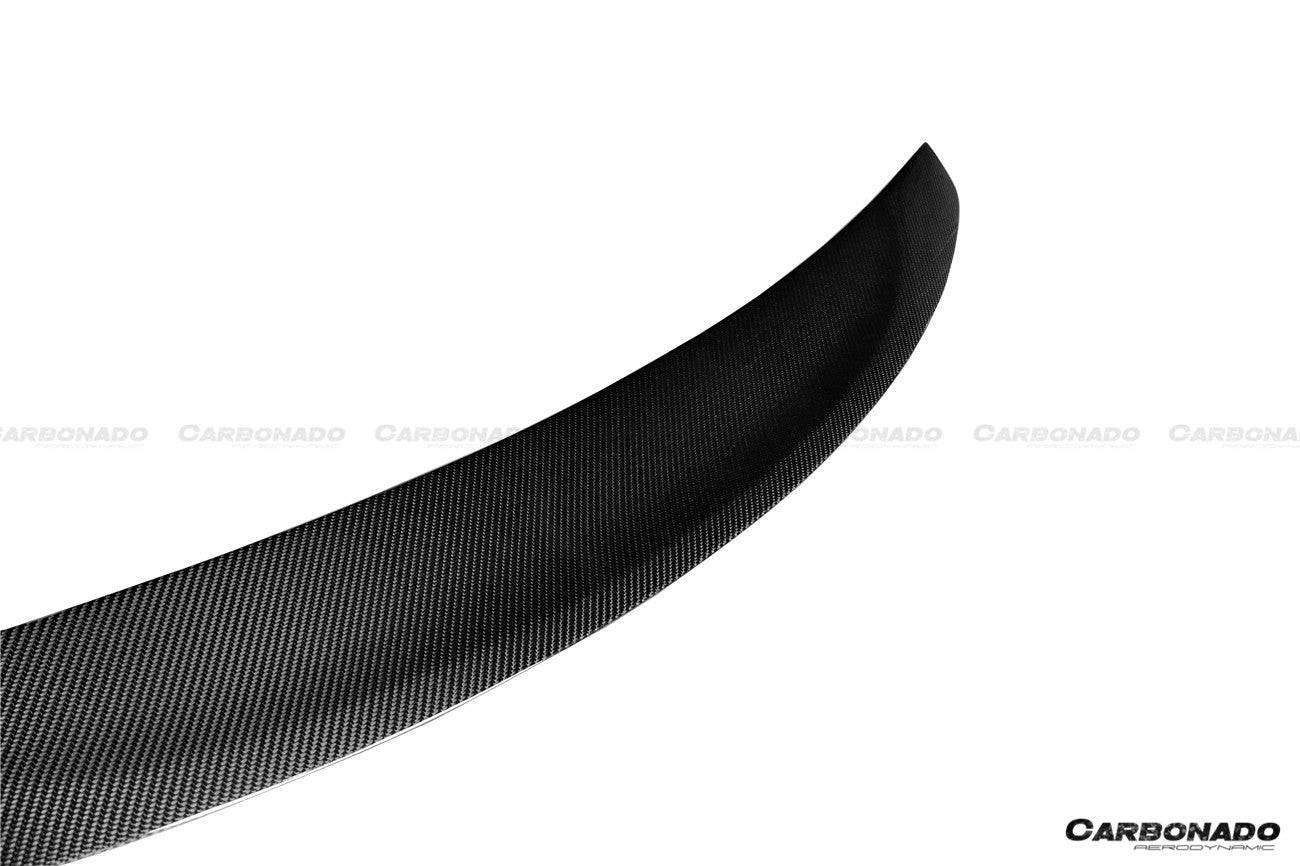 Alerón de maletero de fibra de carbono estilo Carbonado para Mercedes Benz S63 Clase S W222 Sedán RT (2014-2020)
