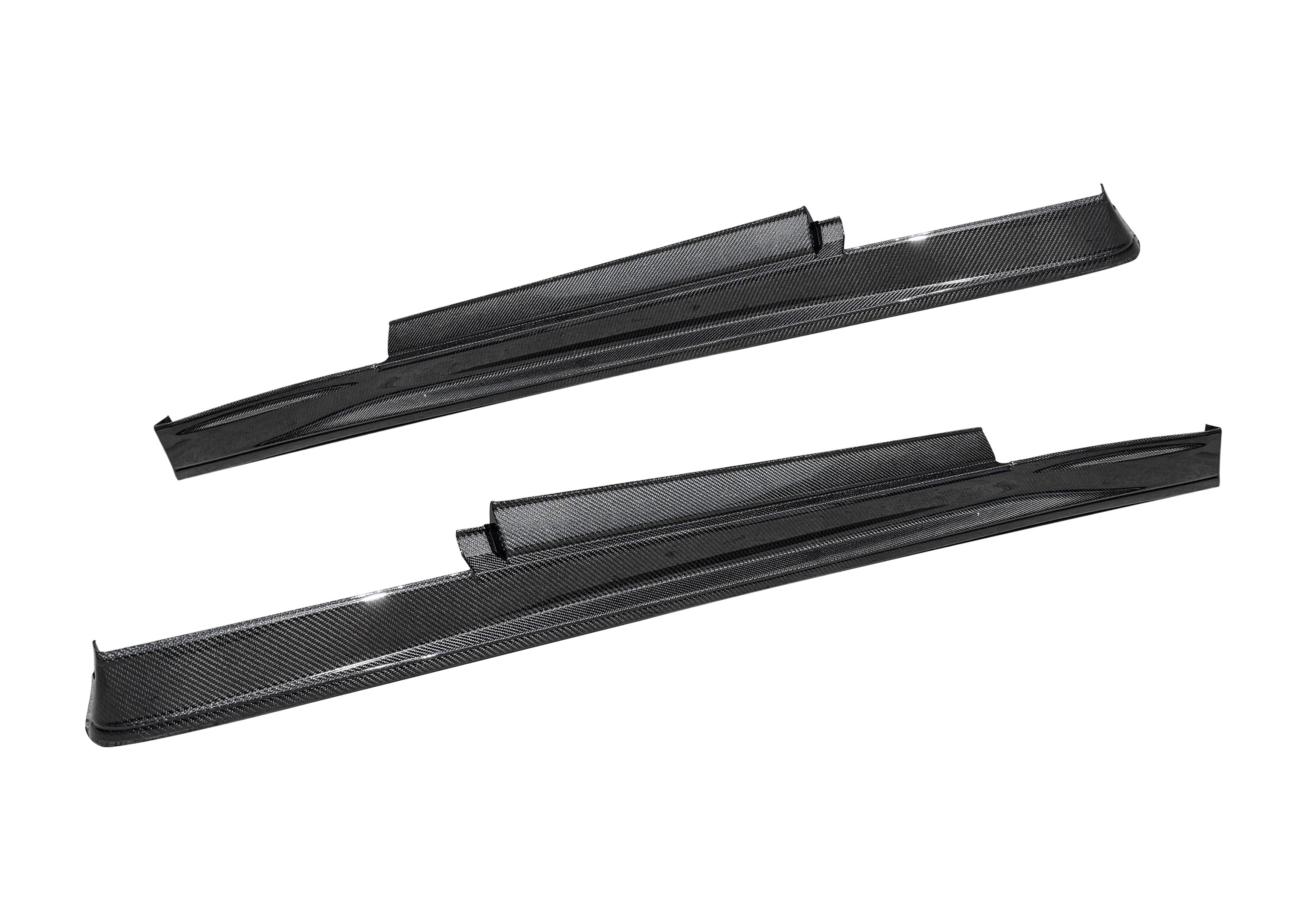 Rexpeed V3 Carbon Fiber Side Skirts (Nissan R35 GT-R) - 1