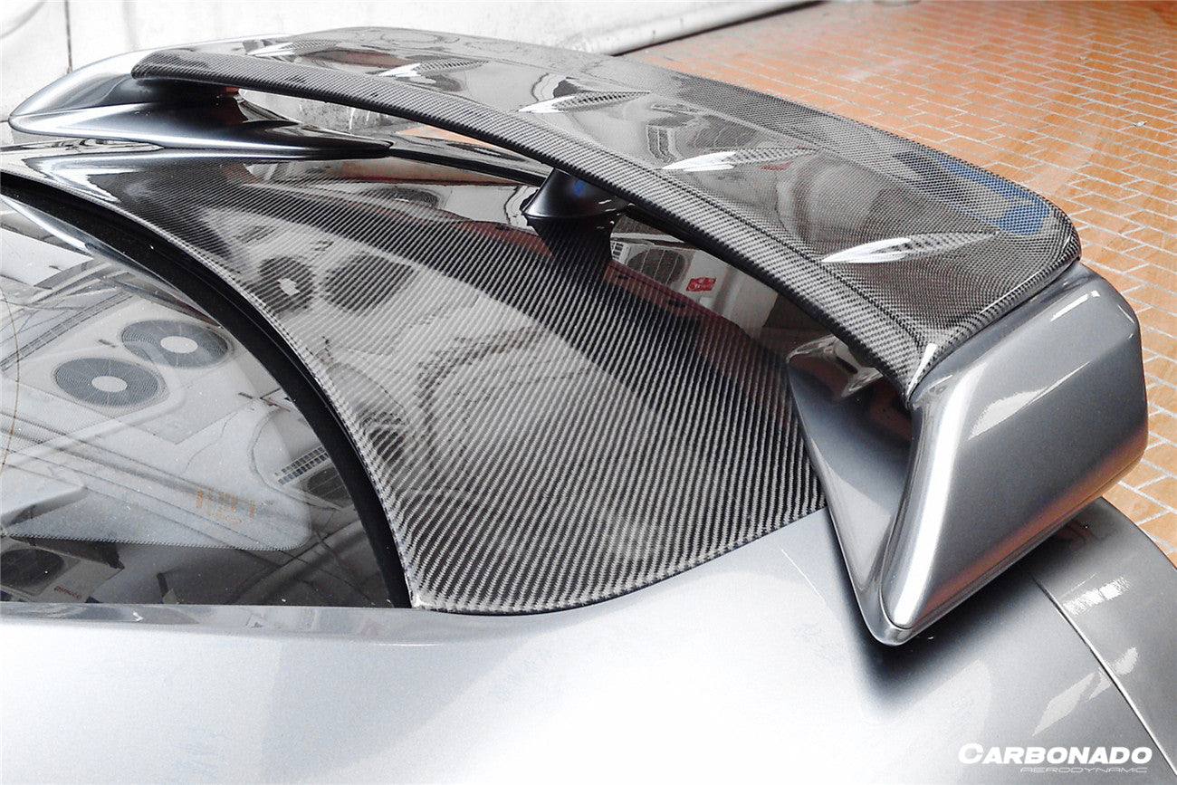 Parche de alerón de fibra de carbono para maletero de Nissan GTR R35 CBA DBA EBA BSE (modelos 2008-2023)
