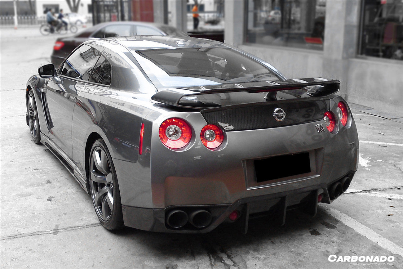 Parche de alerón de fibra de carbono para maletero de Nissan GTR R35 CBA DBA EBA BSE (modelos 2008-2023)