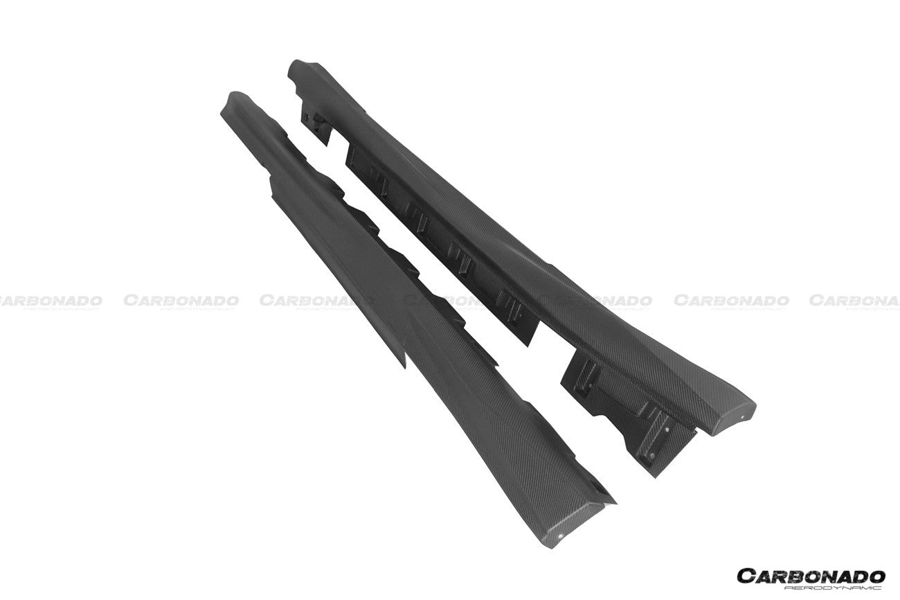 Carbonado 2017-2023 Nissan GTR R35 EBA OEM Style Carbon Fiber Side Skirts
