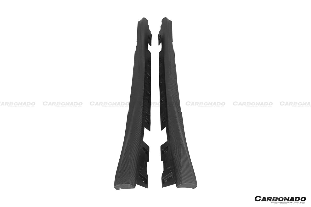 Carbonado 2017-2023 Nissan GTR R35 EBA OEM Style Carbon Fiber Side Skirts