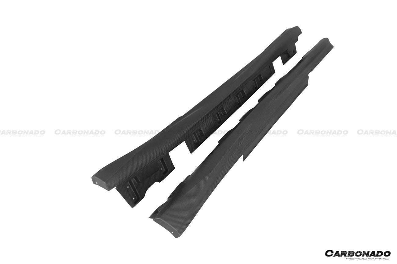 Carbonado 2017-2023 Nissan GTR R35 EBA OEM Style Carbon Fiber Side Skirts