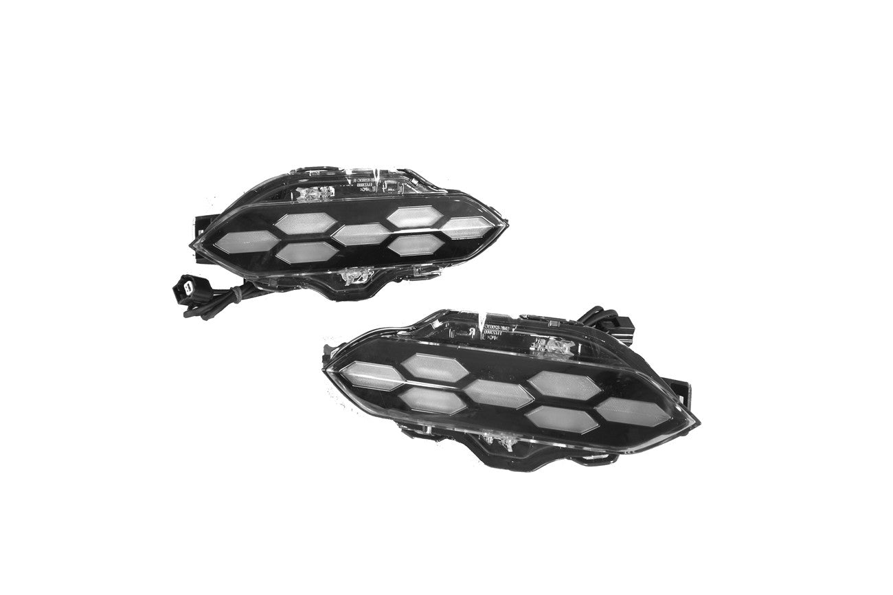 Luces LED de circulación diurna para parachoques delantero Nissan GTR R35 Facelift Carbonado 2023-2025