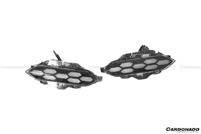 Luces LED de circulación diurna para parachoques delantero Nissan GTR R35 Facelift Carbonado 2023-2025