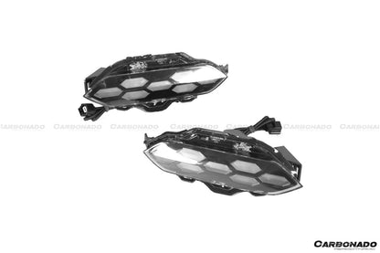 Luces LED de circulación diurna para parachoques delantero Nissan GTR R35 Facelift Carbonado 2023-2025